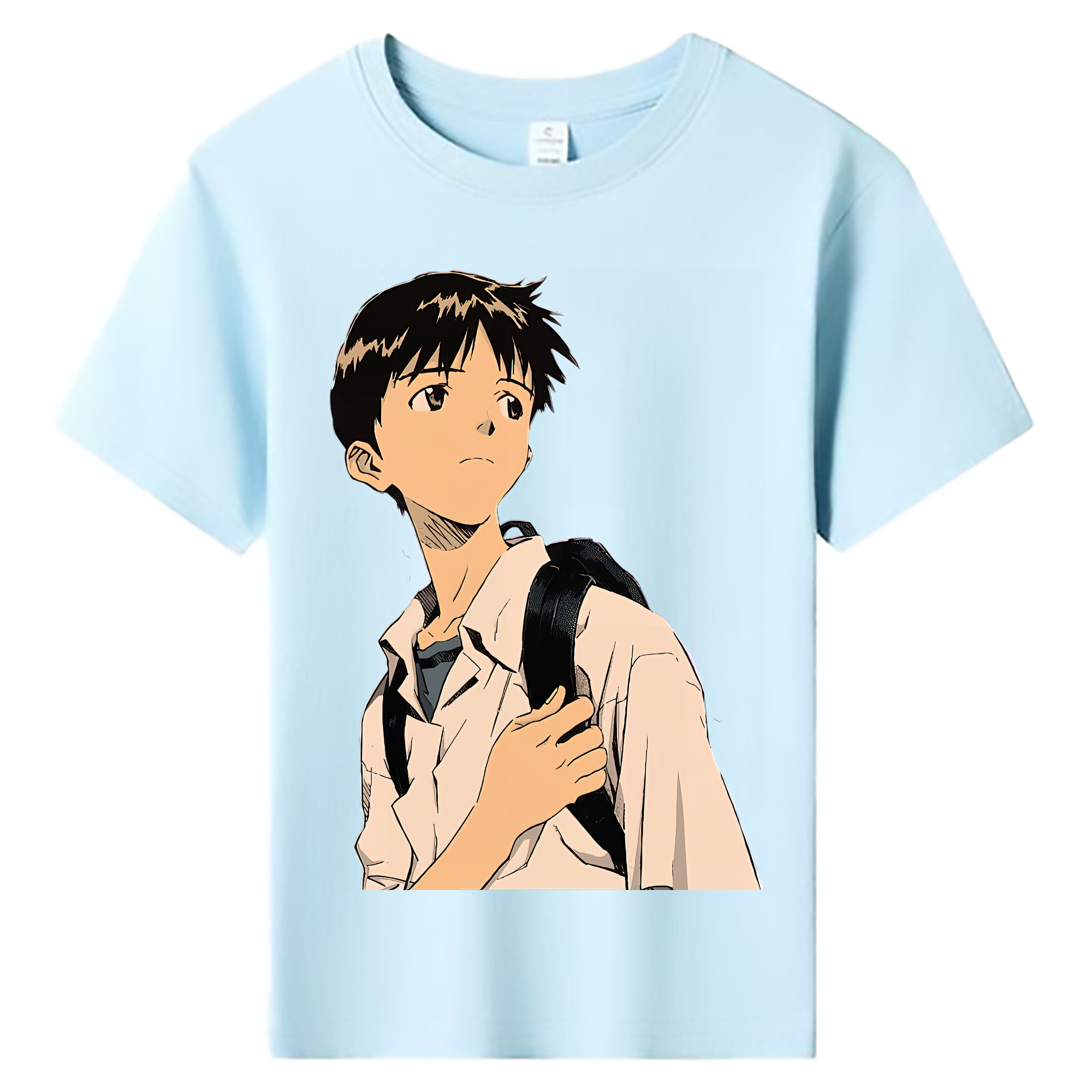 （画像用） EVA 新世紀エヴァンゲリオン 綿100％キッズTシャツ（フロントプリント）